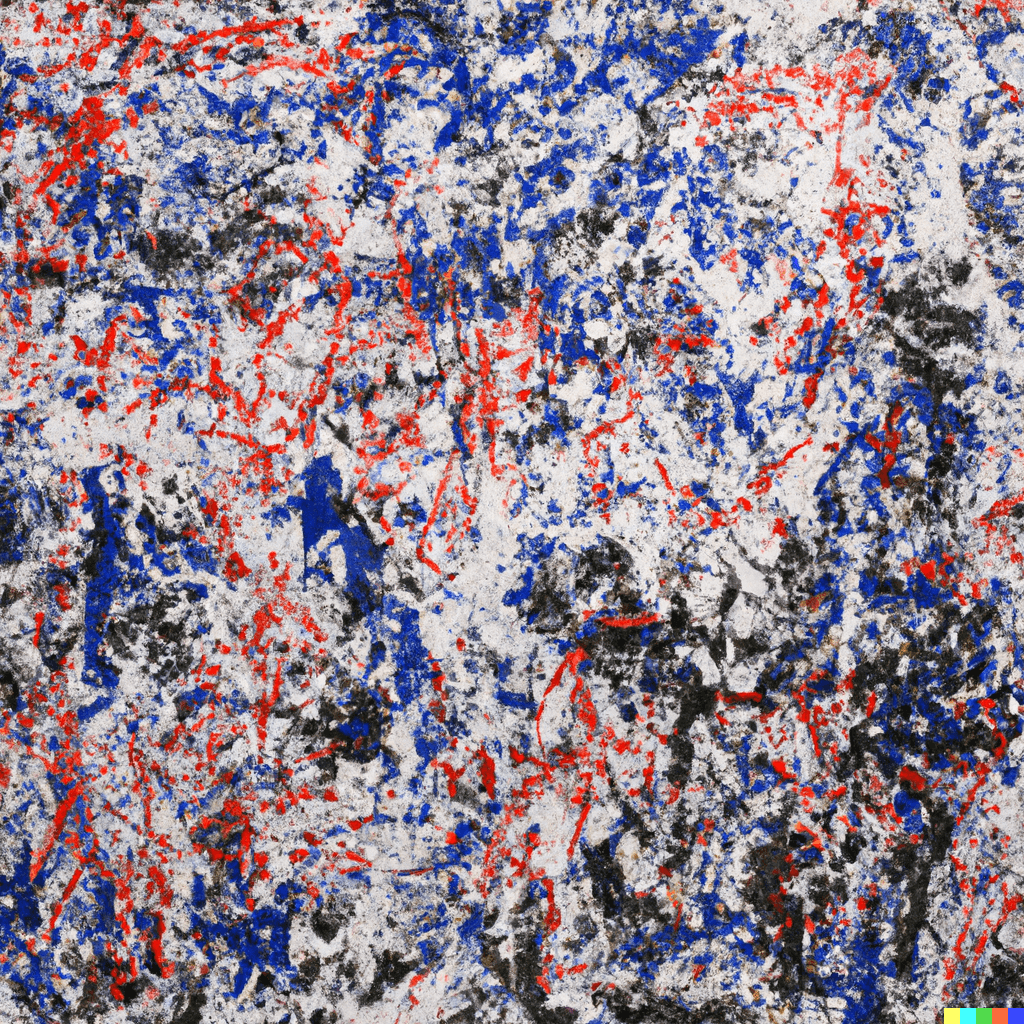 Founding fathers as a jackson pollock