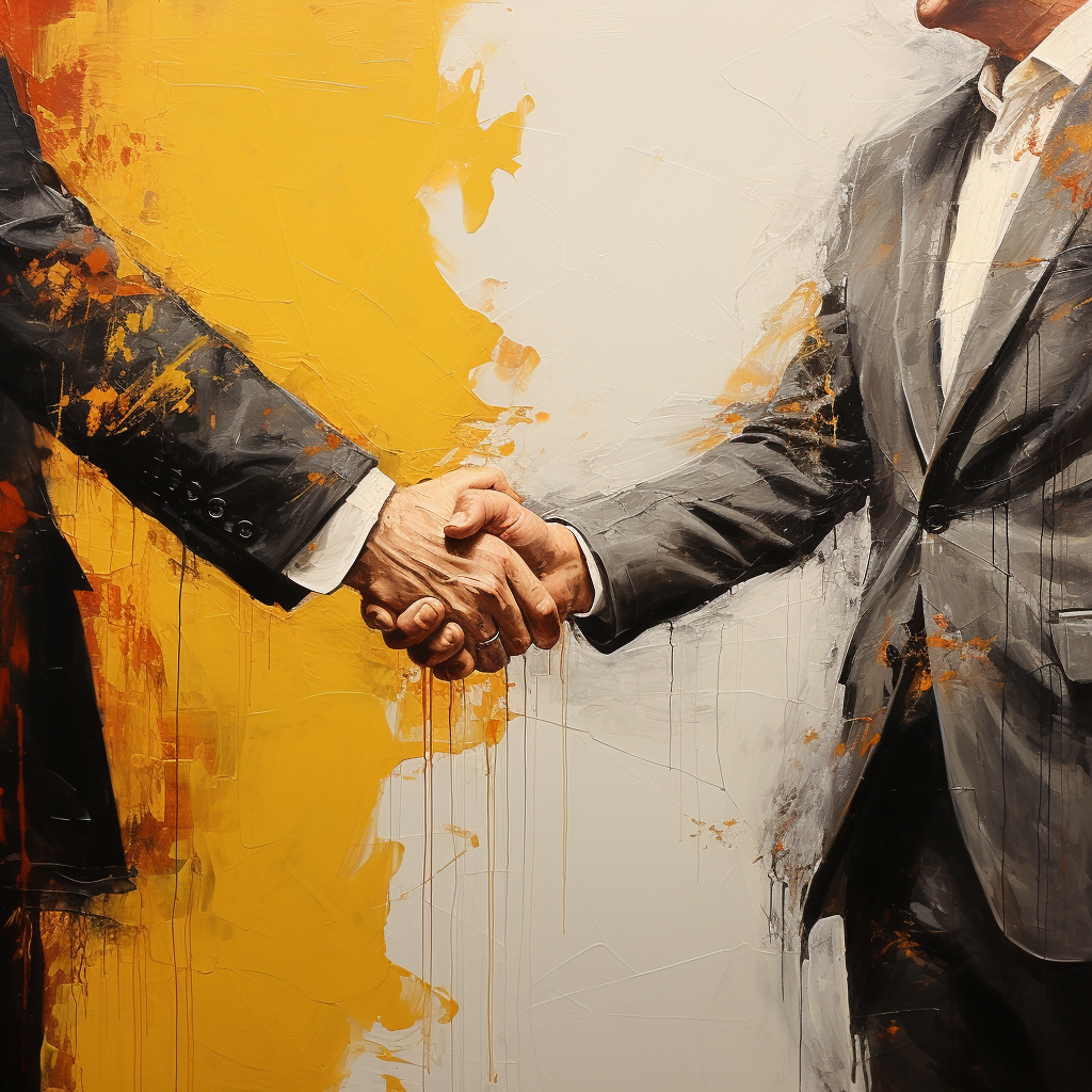 Handshake Painting